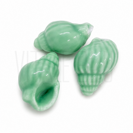 Entremeio BÚZIO 21x13mm - Cerâ...